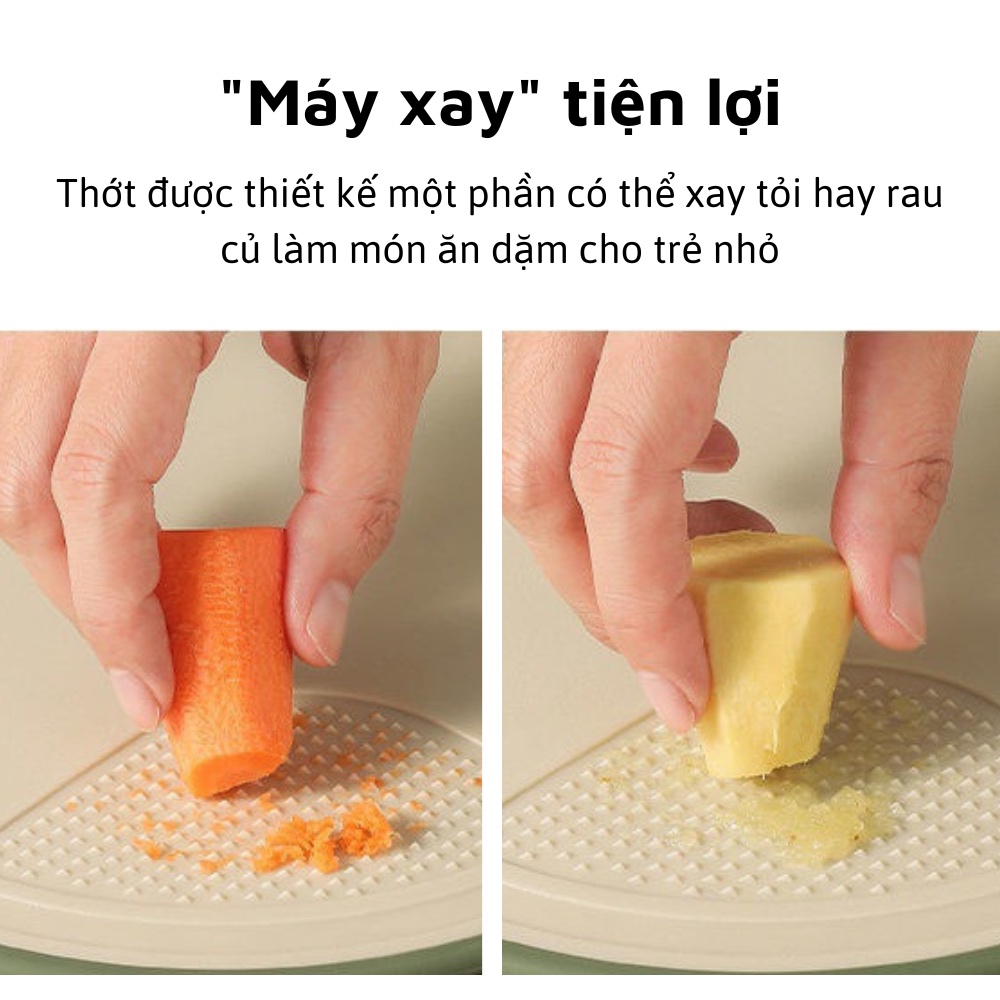 Thớt lúa mạch kháng khuẩn không nấm mốc nhà bếp đa năng phân loại thực phẩm