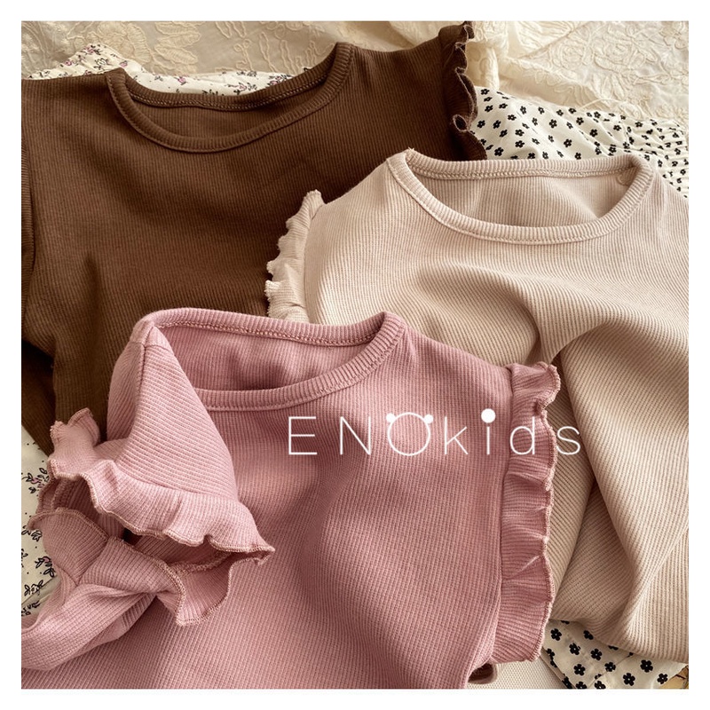 Áo Thun Cotton Tay Ngắn Co Giãn Phong Cách Hàn Quốc Nhật Bản Thời Trang Mùa Hè Dành Cho Bé Gái 22