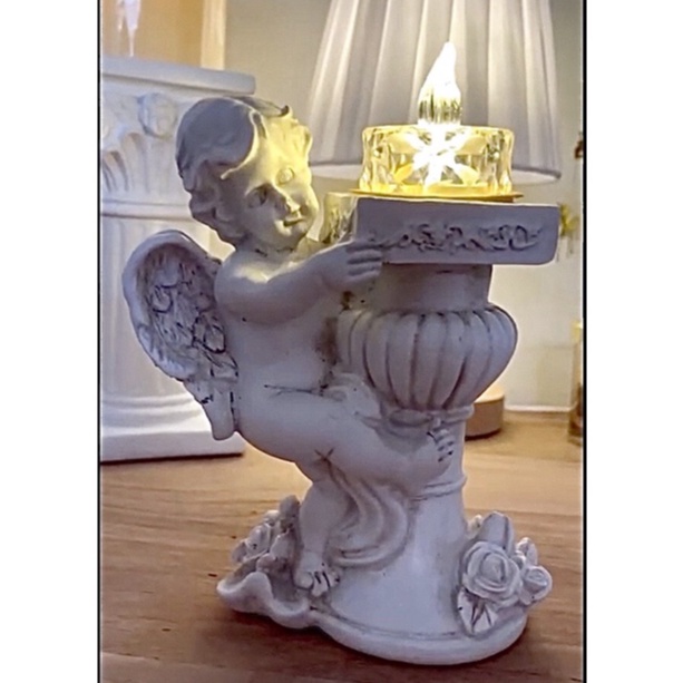 Tượng thiên thần cupid mini phong cách Bắc Âu cổ điển  decor nhà cửa, trang trí bàn làm việc