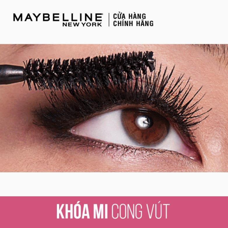 Mascara Maybelline Dài Mi và Cong Mi New York Hyper Curl Waterproof Chuốt Mi Đen 9.2ml