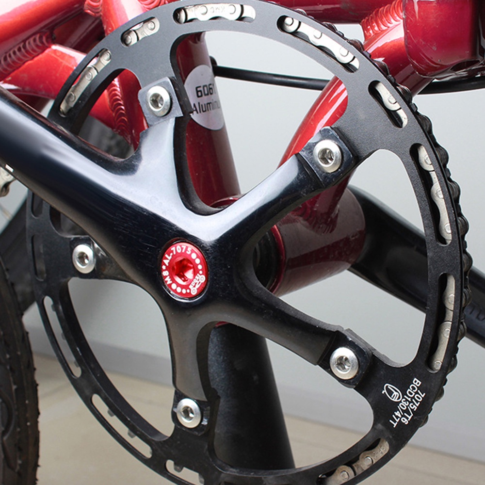 Bộ 2 Ốc Vít Hợp Kim Nhôm M8 Nhiều Màu Sắc Gắn Trục Dưới Xe Đạp MTB