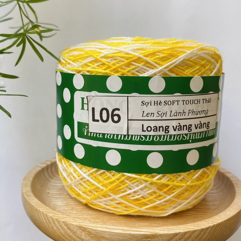 Sợi Thái SOFT TOUCH LOANG, Sợi Mùa Hè Móc Váy Đầm