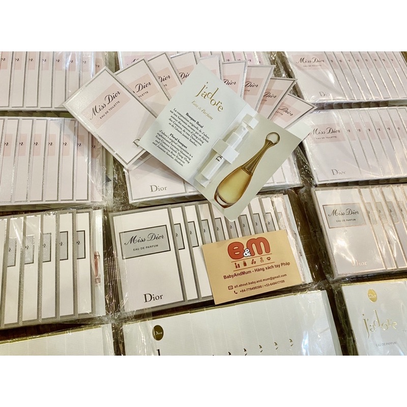 Sample mẫu thử nước hoa nữ 1-2ml - hàng Pháp