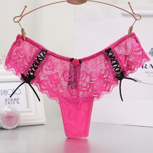(Thanh lý) Quần Lót Lọt Khe Ren Hoa Quyến Rũ Mới P203