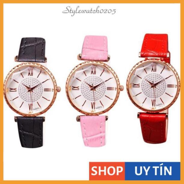 [Hàng Cao Cấp] - Đồng hồ nữ Gogoey chính hãng mặt vát 3d đính đá lấp lánh | BigBuy360 - bigbuy360.vn