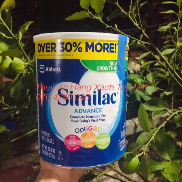 Sữa bột Similac Advance Optigro 873 gram