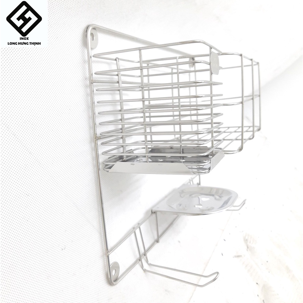 Kệ phòng tắm INOX, kệ để đồ nhà tắm INOX  kệ đựng đồ nhà tắm, nhỏ gọn, tiện lợi