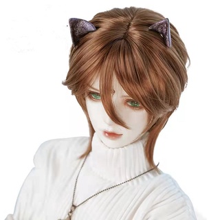 Tóc Giả Ngắn Cho Búp Bê bjd 1 / 3 & 1 / 6