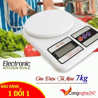  Cân Điện Tử Mini Nhà Bếp 7KG mỏ vuông  Hsỉ buôn