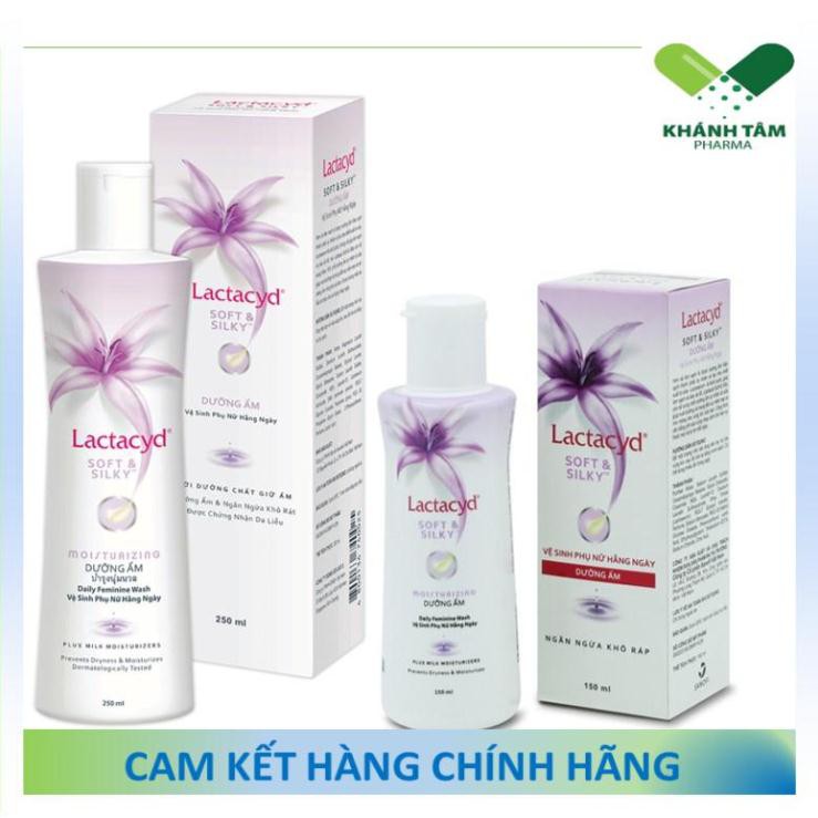 ! Dung dịch vệ sinh phụ nữ Lactacyd Soft &amp; Silky