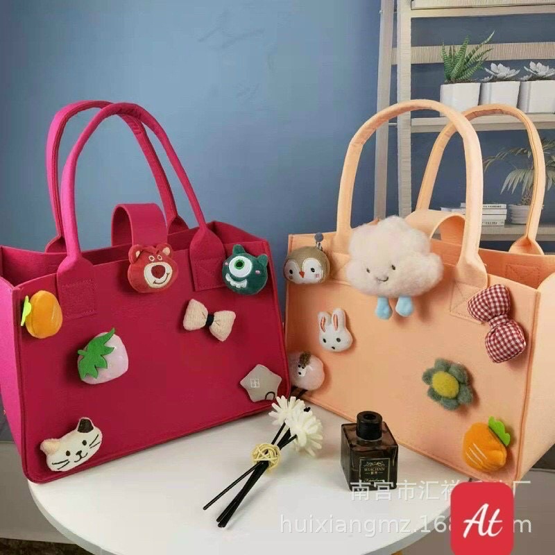 Túi Xách Tote Họa Tiết Hoạt Hình Dễ Thương