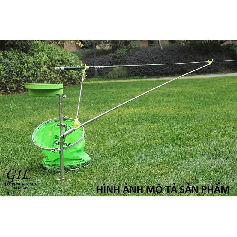 tháp chống cần câu inox - tháp câu đài