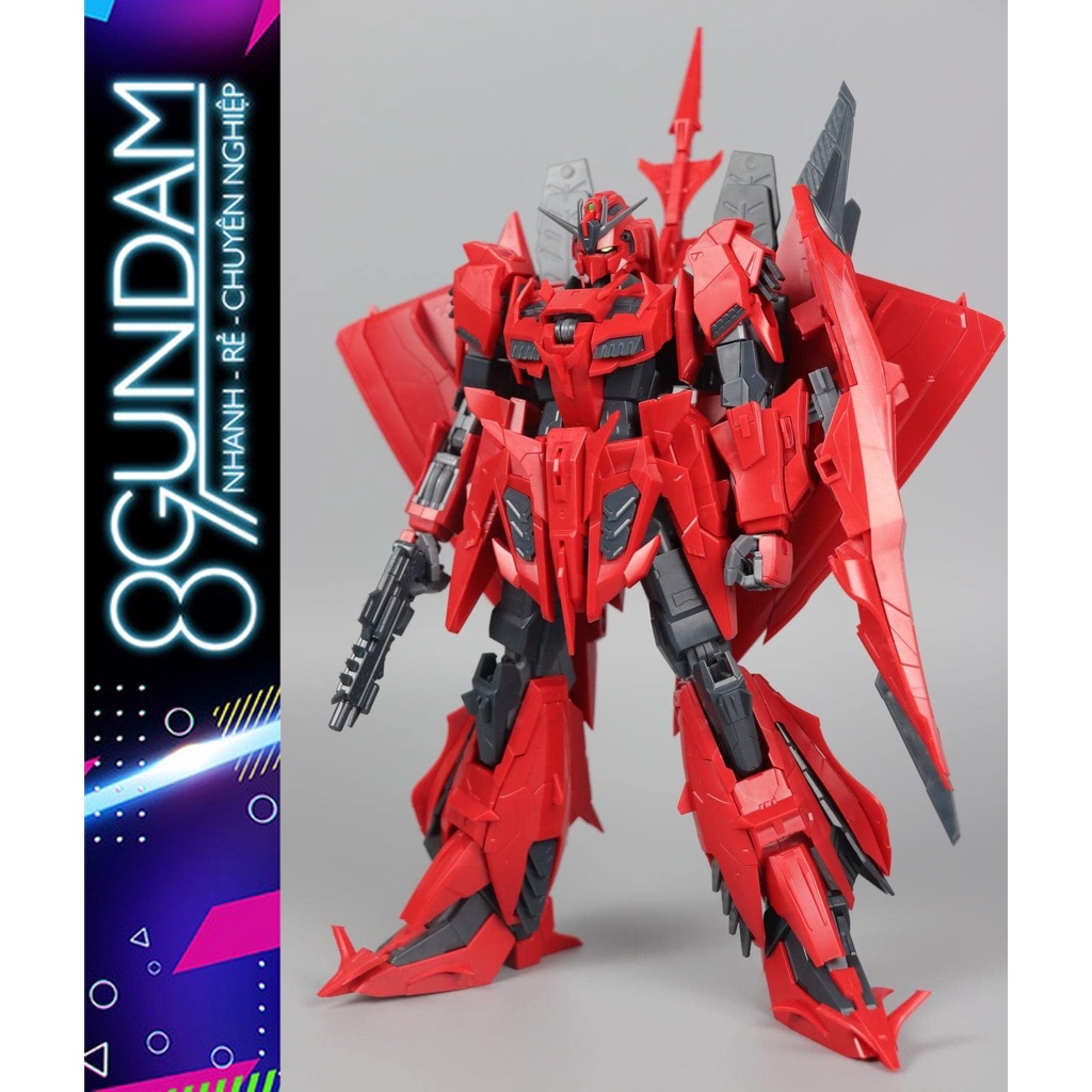 Mô Hình Lắp Ráp Gundam MG 8824 Zeta III Red Snake Daban (tặng kèm decal nước)