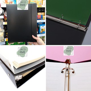 Binder Sổ còng A4 4 còng bìa sổ còng nhựa collect book đựng ảnh Buka