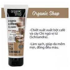 Tẩy Da Chết  Mặt Organic Shop Chính Hãng