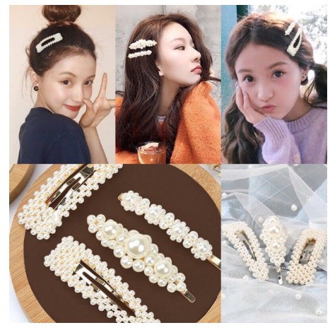 Set 4 Kẹp Tóc Hàn Quốc Xinh Xắn