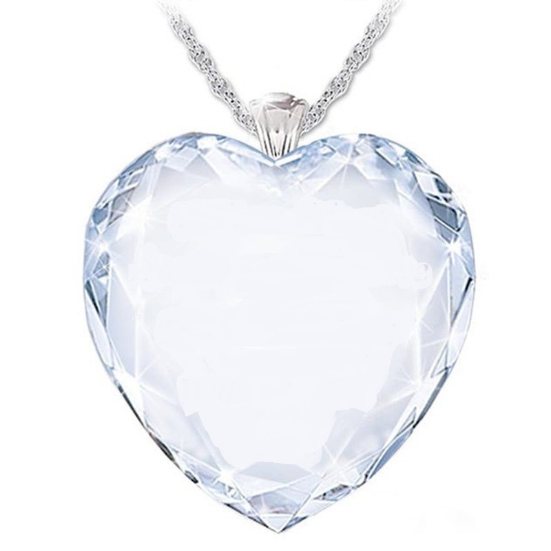 (MớI) Vòng cổ HợP Kim HìNh Tim ĐíNh Đá Xinh XắN