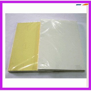 [Bán Sỉ]-Giấy In Decal Đế Vàng Xấp 100 Tờ