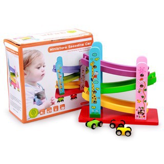 Xe cầu trượt 3 tầng cho bé sáng tạo - Baby Homes