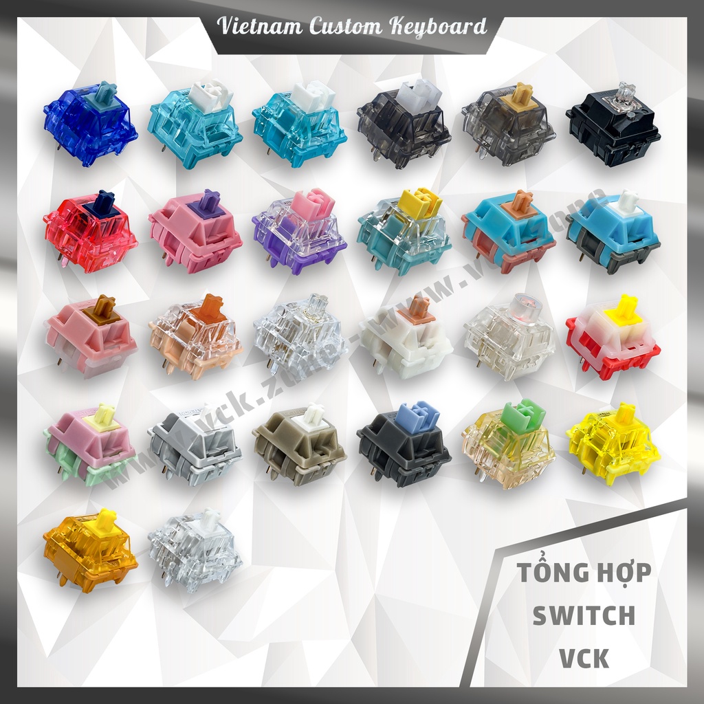 Tổng Hợp Switch | 43 Studio | SP-Star | FL-CMMK | Tecsee | BSUN | TTC Love | Leobog | Gateron | LCET | VCK