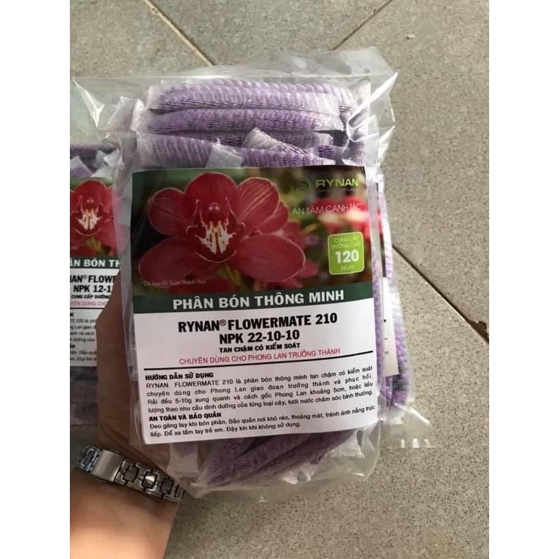 PHÂN TAN CHẬM CHO CÁC LOẠI HOA LAN  6-9cm/túi