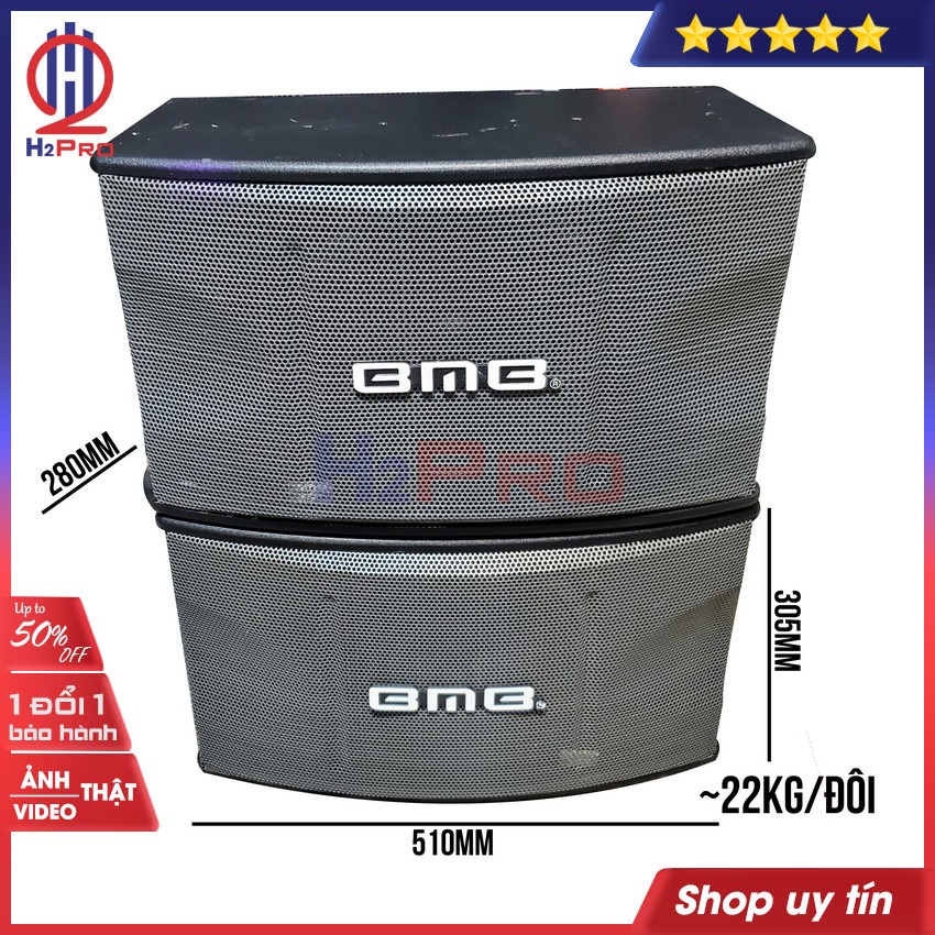 Đôi loa karaoke gia đình, loa hát karaoke BMB 450 bass 25-900W-bass ấm, hát hay ( quà 160k 10m dây loa) - Shop H2pro