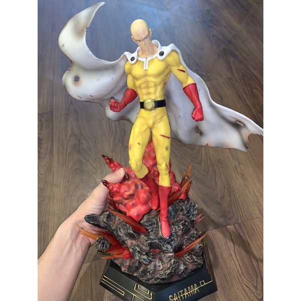 (Hết hàng) Mô hình Saitama chiến đấu lửa one punch man chất lượng cao 43cm