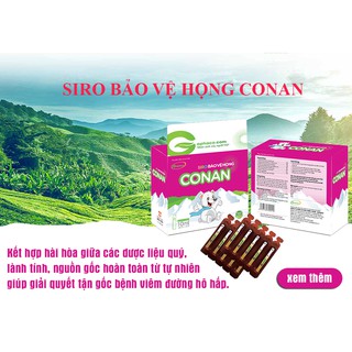 Siro thảo dược Conan siro cho bé an toàn lành tính triết xuất từ thảo dược tự nhiên