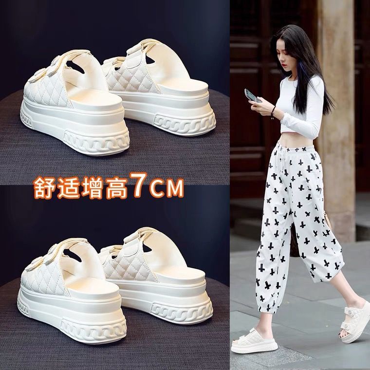 Dép Sandal Đế Xuồng Siêu Dày Thời Trang Mùa Hè