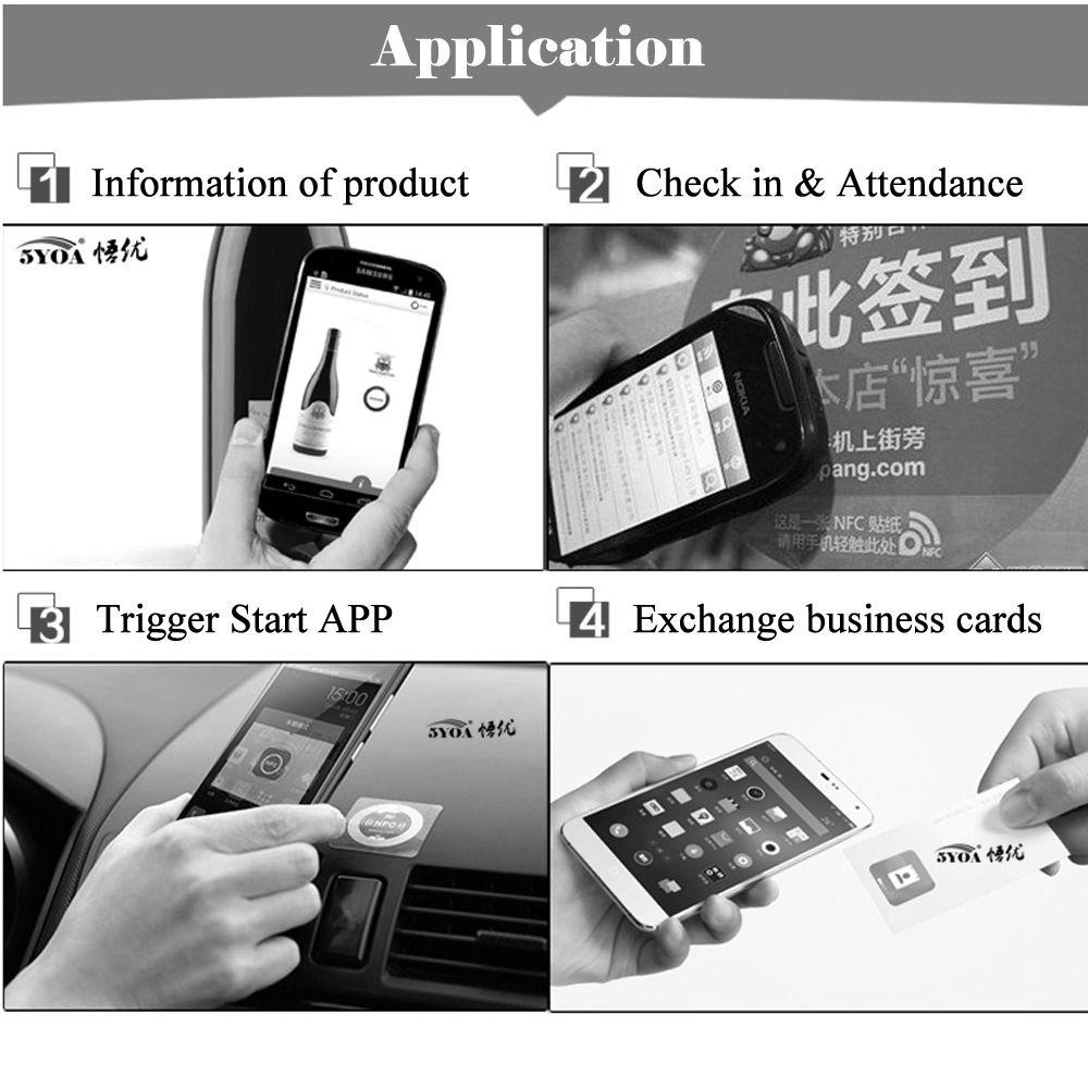 Nhãn Dán NFC ISO 14443A 13.56MHz Token Patrol Siêu Nhẹ