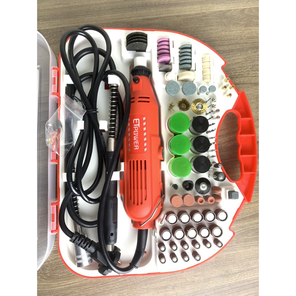 Bộ Máy Khoan, Mài, Khắc Mini Đa Năng 211Pcs