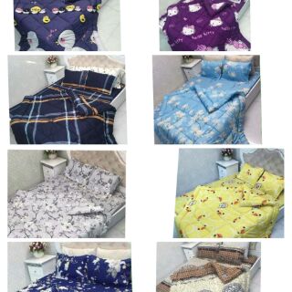 Set Chăn ga gối phao  poly ( người nhện,  khủng long,  doreamon...)