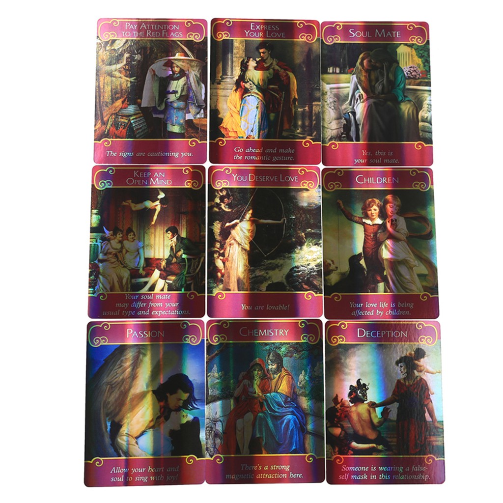 Bộ bài tarot bói toán phiên bản lãng mạn cao cấp
