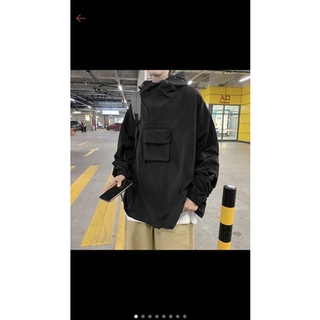 Áo hoodie chất gió unisex [hàng order]