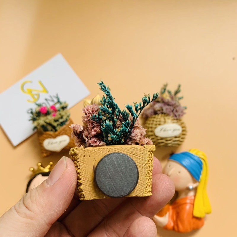 Nam châm hít dán dính trang trí tủ lạnh phong cách Châu Âu (hình 10)