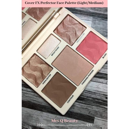 BẢNG PHẤN MÁ HỒNG, TẠO KHỐI, BẮT SÁNG COVER FX PERFECTOR FACE PALETTE CHÍNH HÃNG - 9612