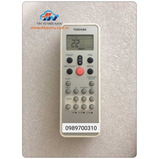 REMOTE MÁY LẠNH TOSHIBA WC-L03SE XÁM LÁNG