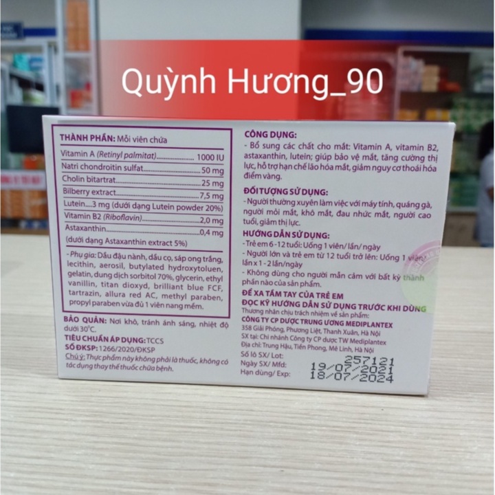 Viên bổ mắt ATAXAVI VISION 30 viên