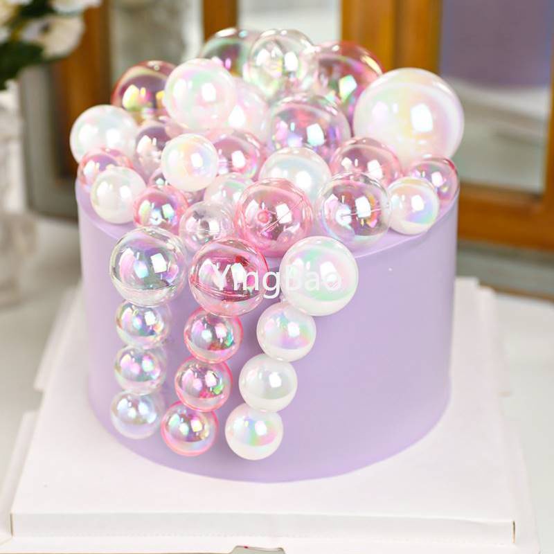 4 Chiếc Bóng Trong Suốt Trang Trí Bánh Kem