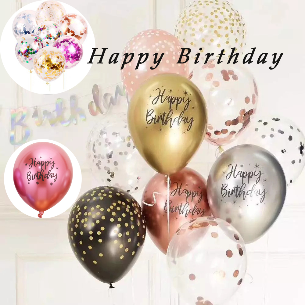 Bong Bóng 12 Inch Tiện Dụng Dùng Trang Trí Tiệc Sinh Nhật