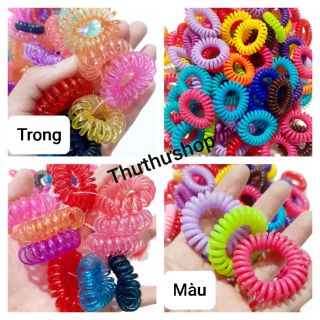 Sỉ 30 cột tóc lò xo nhiều màu (loại 2-3cm)