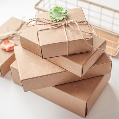 Hộp quà gấp kraft 2CT nhiều size, phụ kiện quà tặng, DECORME | BigBuy360 - bigbuy360.vn