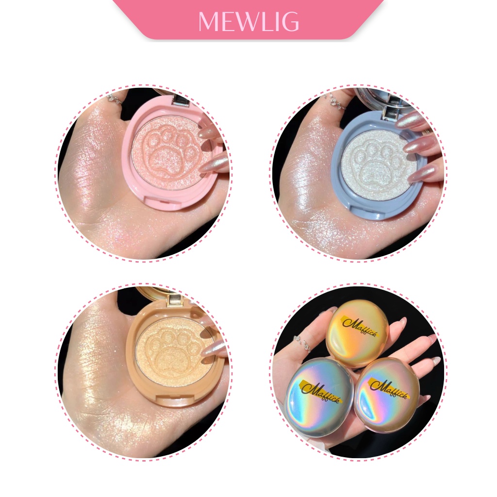 Phấn bắt sáng quả trứng Maffick-tạo hiệu ứng căng bóng da-make up chuyên nghiệp đơn giản