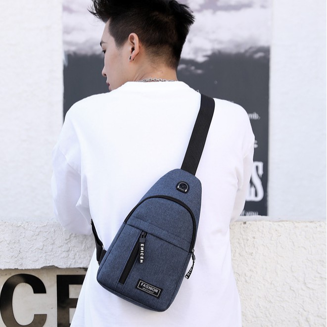 Túi đeo chéo nam vải Canvas bền đẹp phong cách Hàn Quốc TC118 | BigBuy360 - bigbuy360.vn