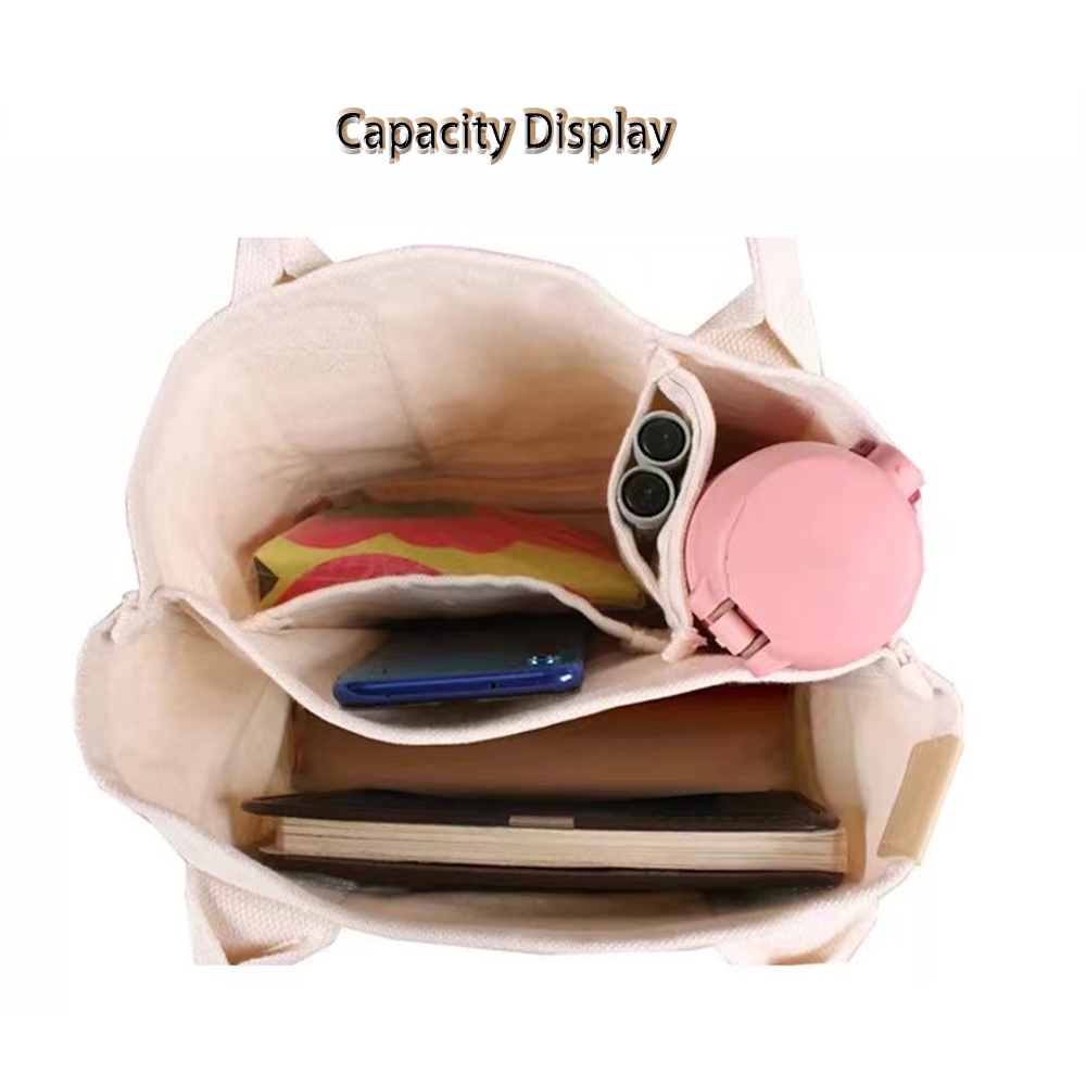 Túi vải Túi tote vải đựng tã và đồ dùng nhỏ gọn và tiện lợi cho mẹ bỉm sữa mang theo hàng ngày