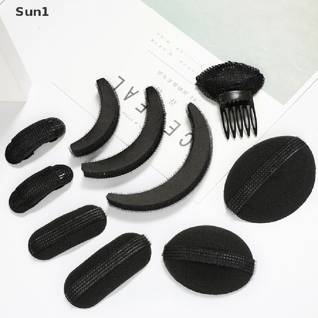 Set 8 Mút Trang Điểm Làm Phồng Tóc Tiện Dụng Chất Lượng Cao