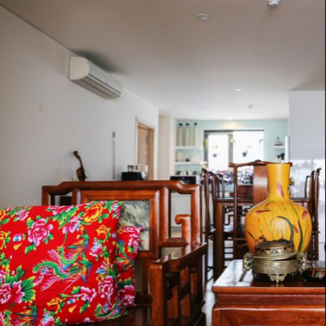 Gối tựa gối dựa chăn con công