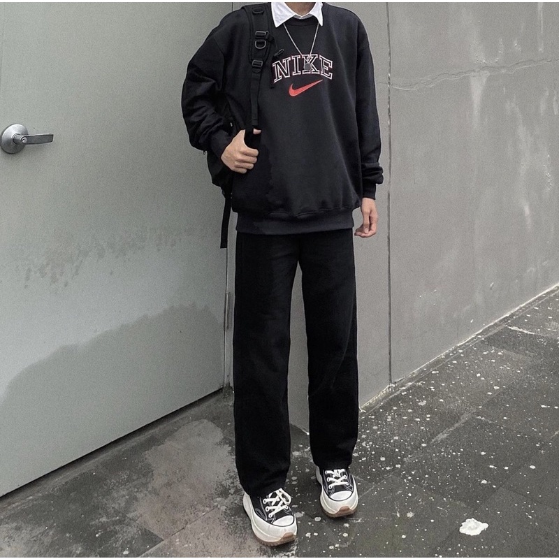 ÁO SWEATER N|KE BLACK RED 🖤