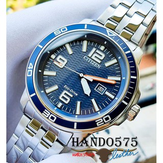 ĐỒNG HỒ- NAM- CITIZEN ECO-DRIVE AW1520-85L- XANH NƯỚC BIỂN