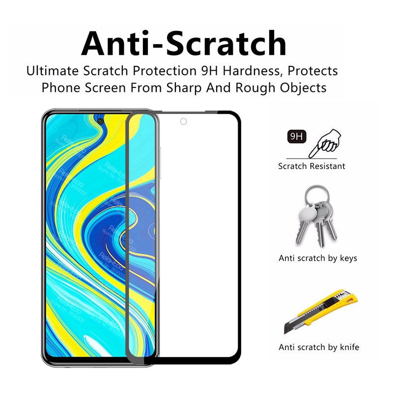 Kính Cường Lực 9d Cao Cấp Bảo Vệ Toàn Màn Hình Cho Xiaomi Redmi Note 9s Note 9 Pro Max